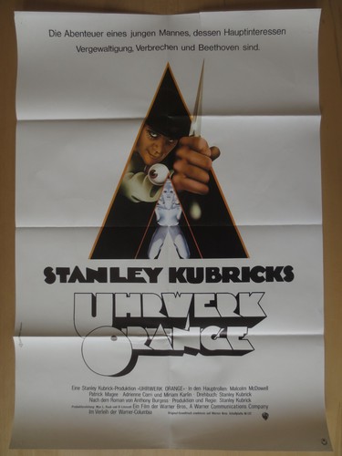 Uhrwerk orange plakat 1 - uhrwerk, a