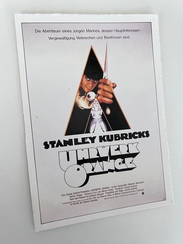 Uhrwerk orange 1971 cinema - orange, |