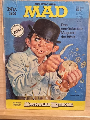 Mad 1973 uhrwerk orange - nr.,